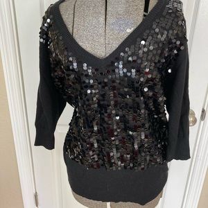 Torrid women’s v neck sequins sweater